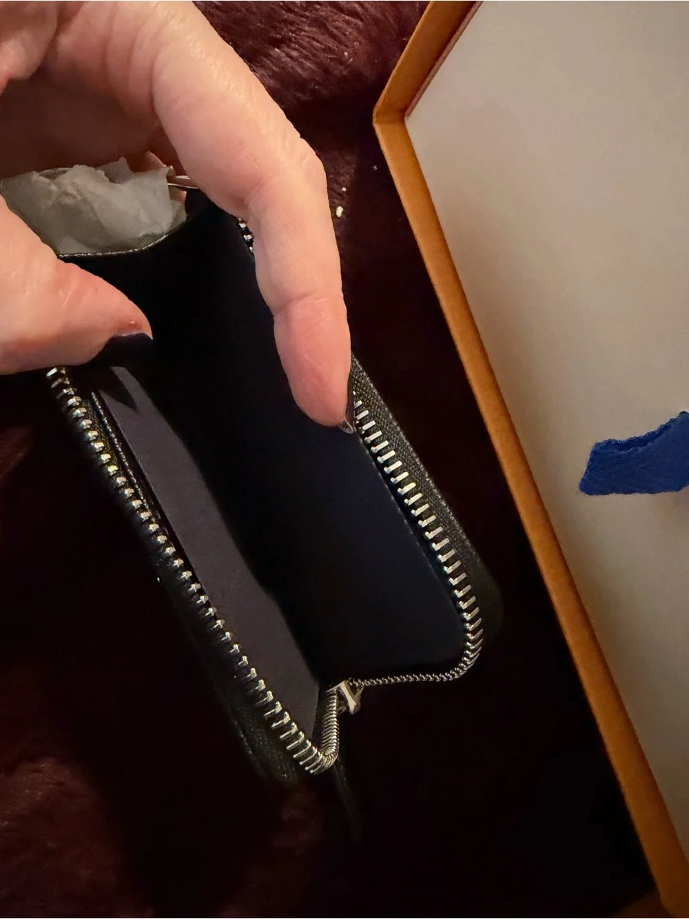 Prada compact zip